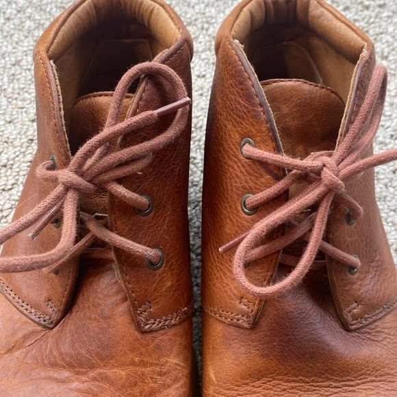Earth Raja Leather Ankle Boots Ochre Color. Women’s 8.5, Men’s 6.5. - Picture 11 of 11